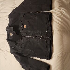 Men's Carhartt black denim coat
